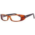 Dsquared² Brown Plastic Frames with 51/14/135mm measurements for women, model DQ5020-053-51, in filter 3 plastic material.