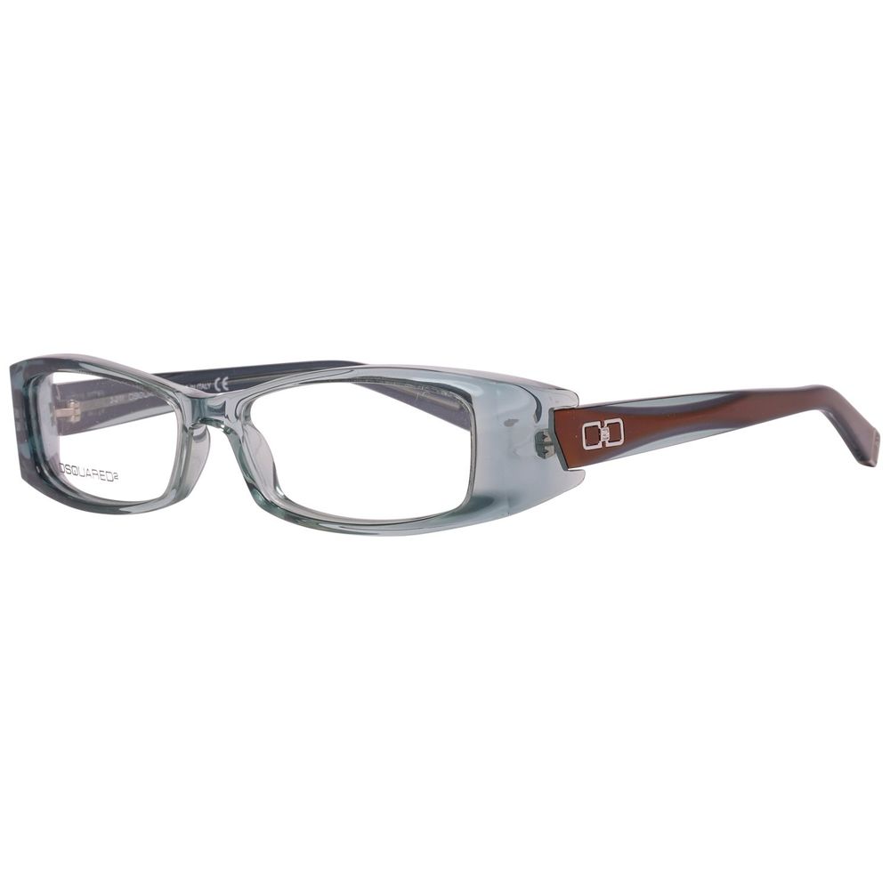 Dsquared² Transparent Plastic Frames women's glasses DQ5020-087-51 with clear lenses and black arms.