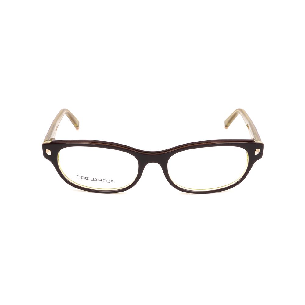 Dsquared² Brown Plastic Frames - DSQUARED2 Women's Glasses DQ5022-050, 51/16/135 mm, featuring brown plastic material.