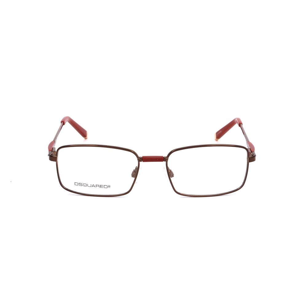 Dsquared² Brown Metal Frames DQ5025-045-51 with 51/17/140 mm measurements and a stylish design for men.