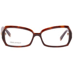 Dsquared² Brown Plastic Frames - Women's eyewear model DQ5049-052-54, lens/bridge/temple: 54/14/135mm, brown color, filter 2
