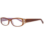 Stylish Dsquared² Brown Plastic Frames for women with a modern design. Measures 53/15/130mm. Perfect eyewear accessory.