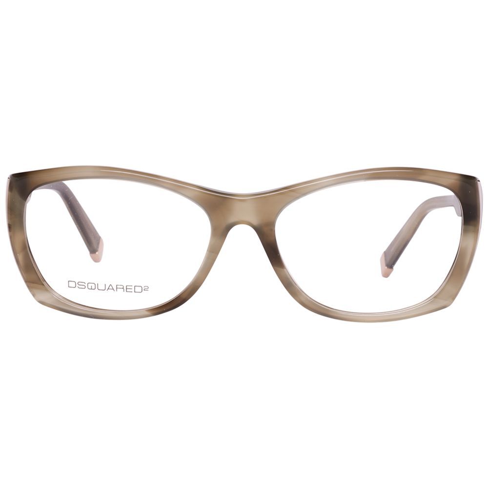 Dsquared² Brown Plastic Frames, model DQ5077-098, featuring dimensions 54/16/135 mm, stylish eyewear for men.