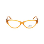 Marciano by Guess Orange Plastic Frames - Unisex glasses in amber color, model GM0136A15, size 52/14/135 mm, lightweight plastic design.