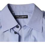 Dolce & Gabbana Light Blue Cotton Men Dress Formal Shirt TSH84708-37