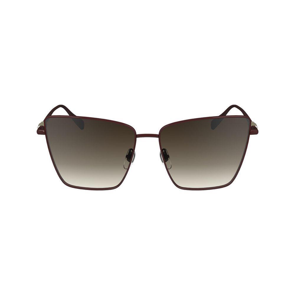 Longchamp Red Metal Sunglasses LOLO172S601AC