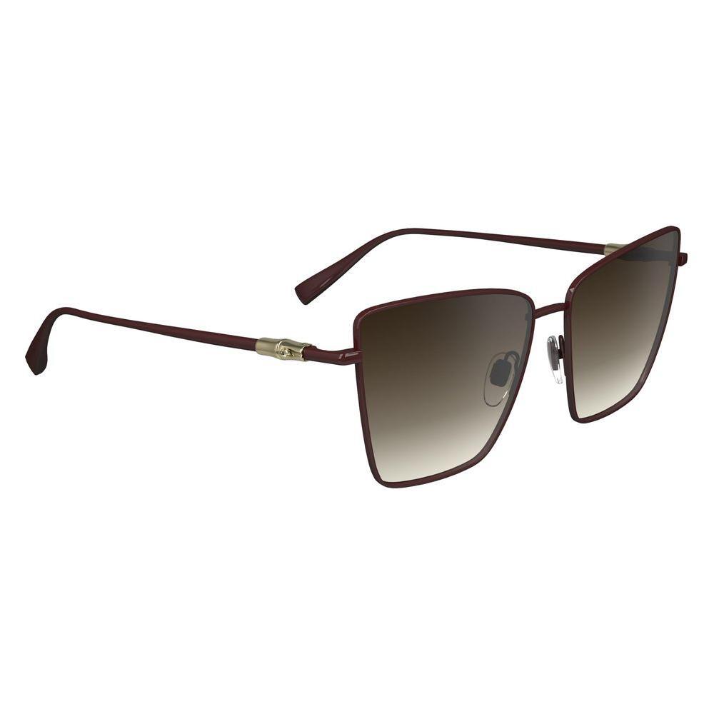Longchamp Red Metal Sunglasses LOLO172S601AC