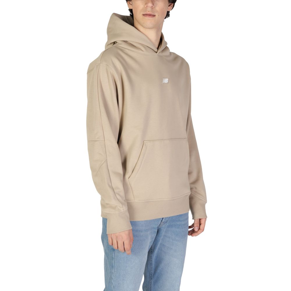 New Balance Beige Recycled Polyester Hoody