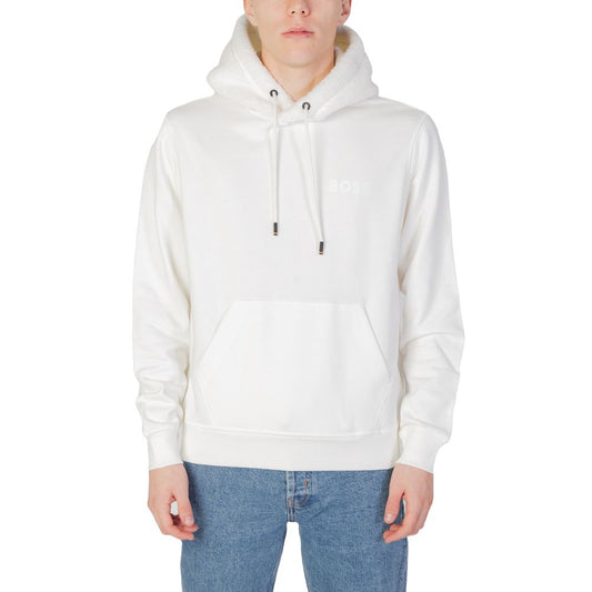 Hugo Boss Cream Cotton Hoody BO-13179700143-IT52 | XL