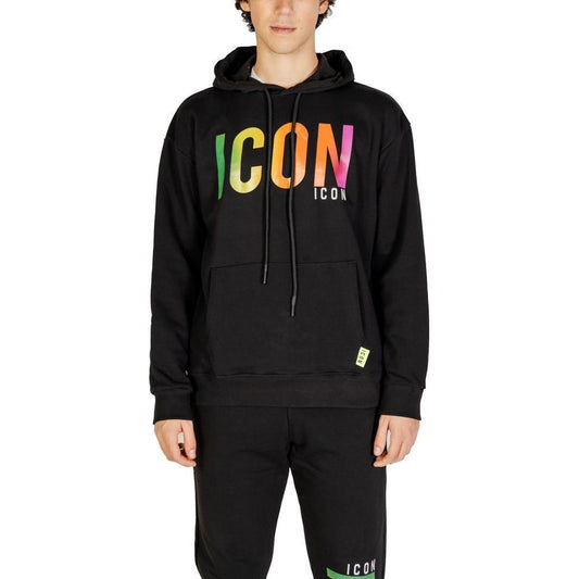 Icon Black Cotton Hoody IC-15613100009-IT42 | XS