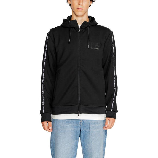 EA7 Emporio Armani Black Polyester Hoody EA-14717600009-IT48 | L