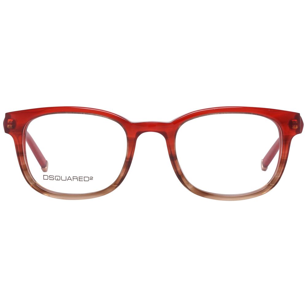 Dsquared² Bicolor Plastic Glasses (Frames) unisex DQ5051-068 in net color, size 49/20/140 mm.