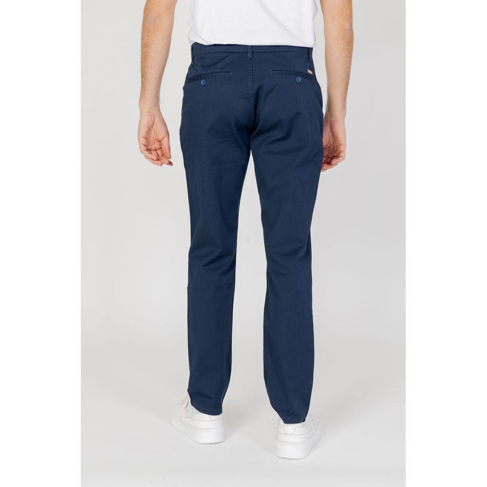 Armani Exchange Blue Cotton Pant AR-13324900010-W30