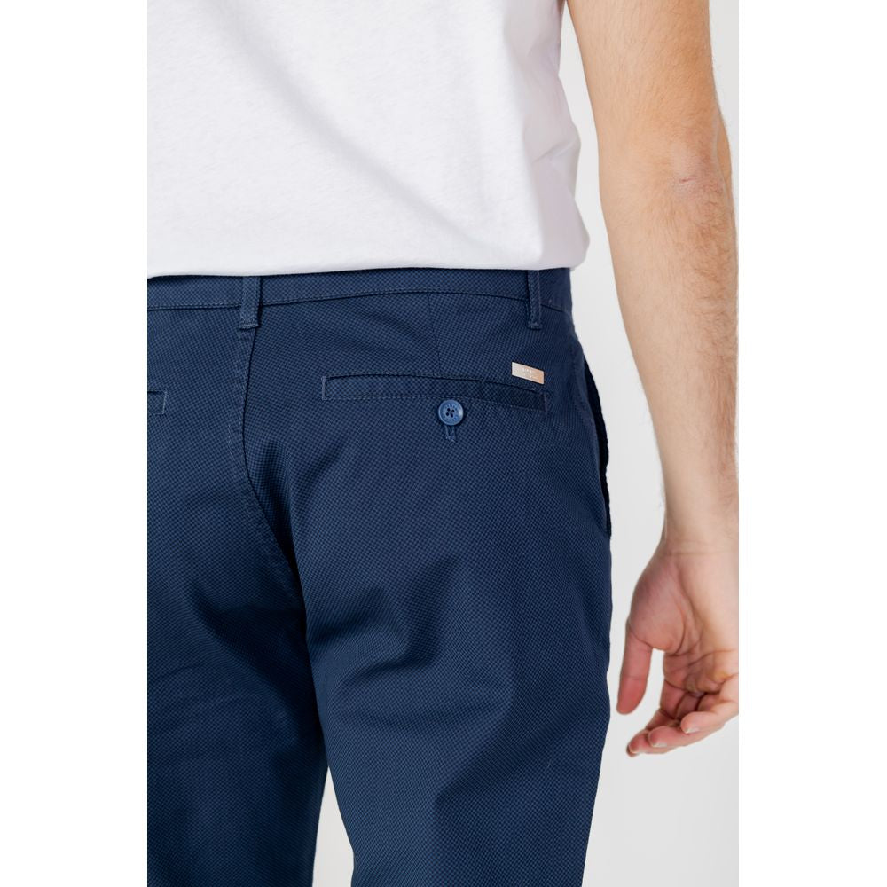 Armani Exchange Blue Cotton Pant AR-13324900010-W30