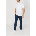 Armani Exchange Blue Cotton Pant AR-13324900010-W30