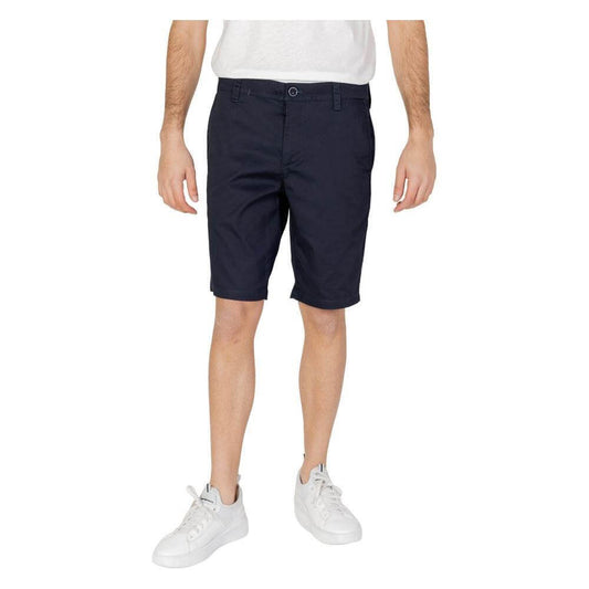 Armani Exchange Blue Cotton Bermuda AR-13327200010-W34