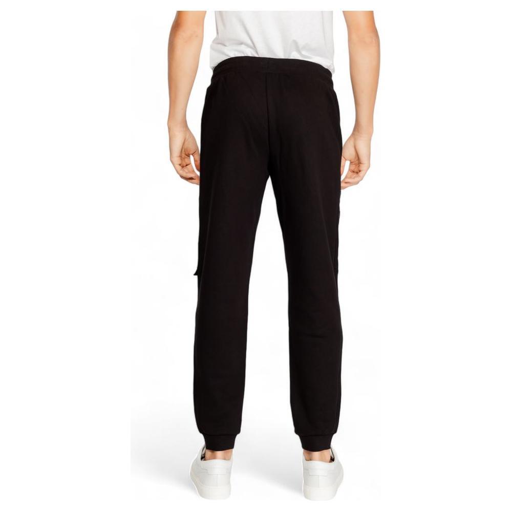 EA7 Emporio Armani Black Cotton Joggers Workout Pant EA-14717700009-IT46 | M