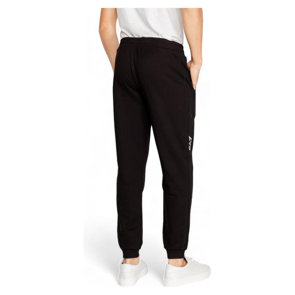 EA7 Emporio Armani Black Cotton Joggers Workout Pant EA-14717700009-IT46 | M