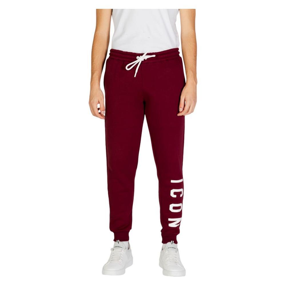 Icon Bordeaux Cotton Joggers Workout Pant IC-15610800129-IT46 | M