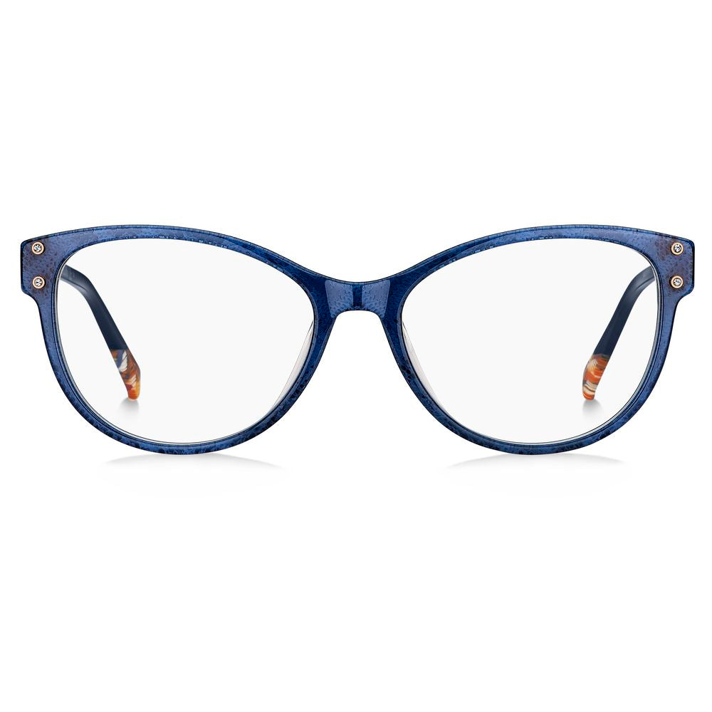 Missoni Blue Acetate Frames for women, model MIS-0027-PJP, featuring lens size 54/17/145mm.