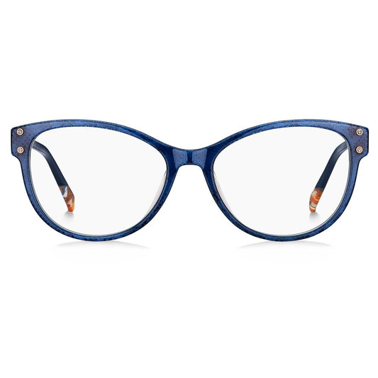 Missoni Blue Acetate Frames for women, model MIS-0027-PJP, featuring lens size 54/17/145mm.