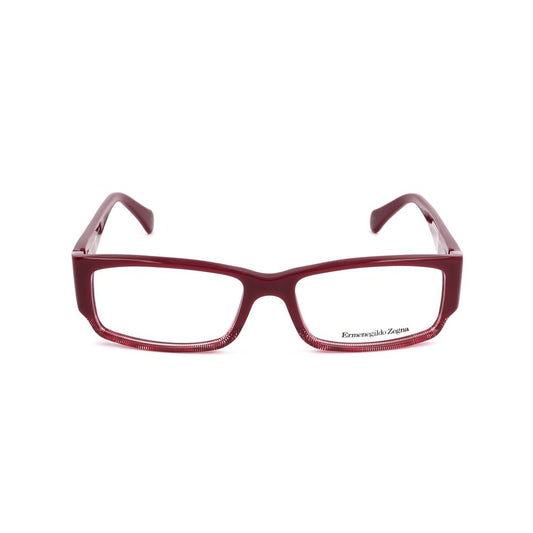 Ermenegildo Zegna Red Plastic Frames unisex glasses VZ353509M8 with 53/16/135 mm measures for stylish and modern eyewear fashion.