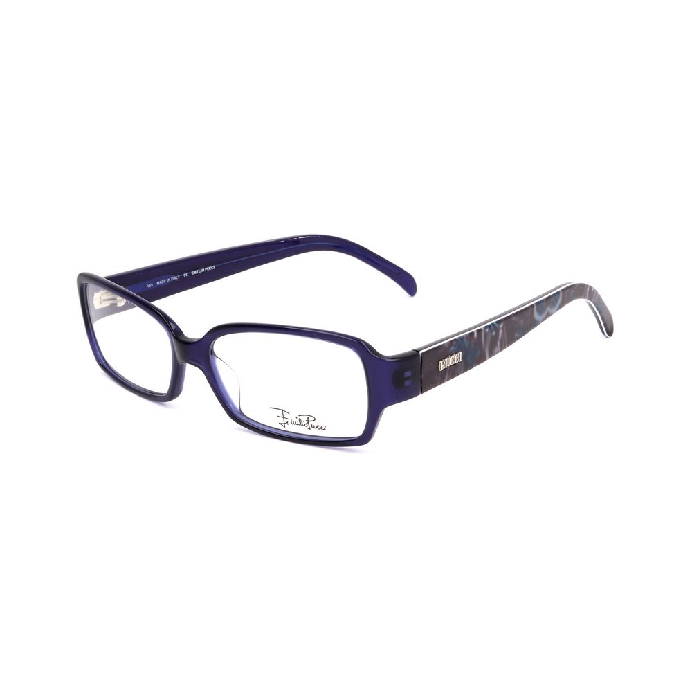Emilio Pucci Blue Plastic Frames with 51/14/135mm dimensions for women; stylish, durable, and fashionable eyewear.