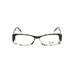 Front view of Emilio Pucci Gray Plastic Frames eyeglasses with clear lenses, stylish design for women, model EP2651024.