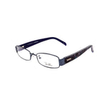 Emilio Pucci Blue Metal Frames with 50/17/135mm measurements for women, featuring stylish blue metal design.