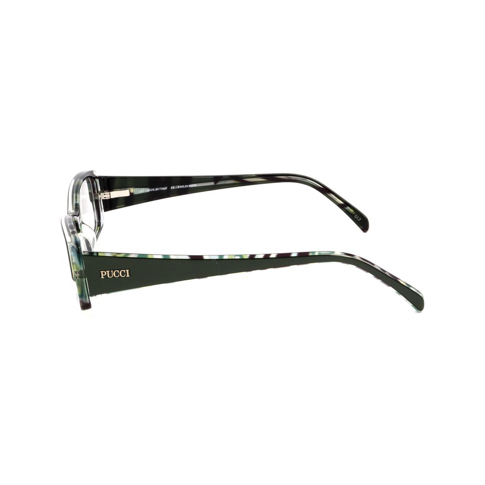 Emilio Pucci Gray Plastic Frames with temple measurement of 135mm, featuring sleek design for women.