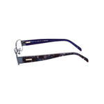 Emilio Pucci Blue Metal Frames glasses with 50/17/135mm dimensions, stylish design for women.
