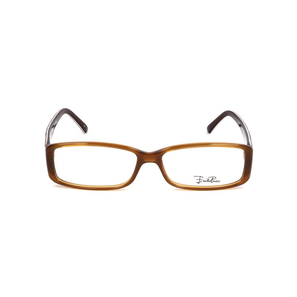 Emilio Pucci Brown Plastic Glasses (Frames)