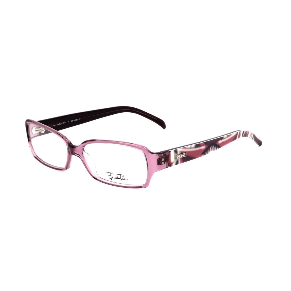 Emilio Pucci Purple Plastic Frames for women with 51/14/135 mm dimensions, stylish eyewear in vibrant purple color.