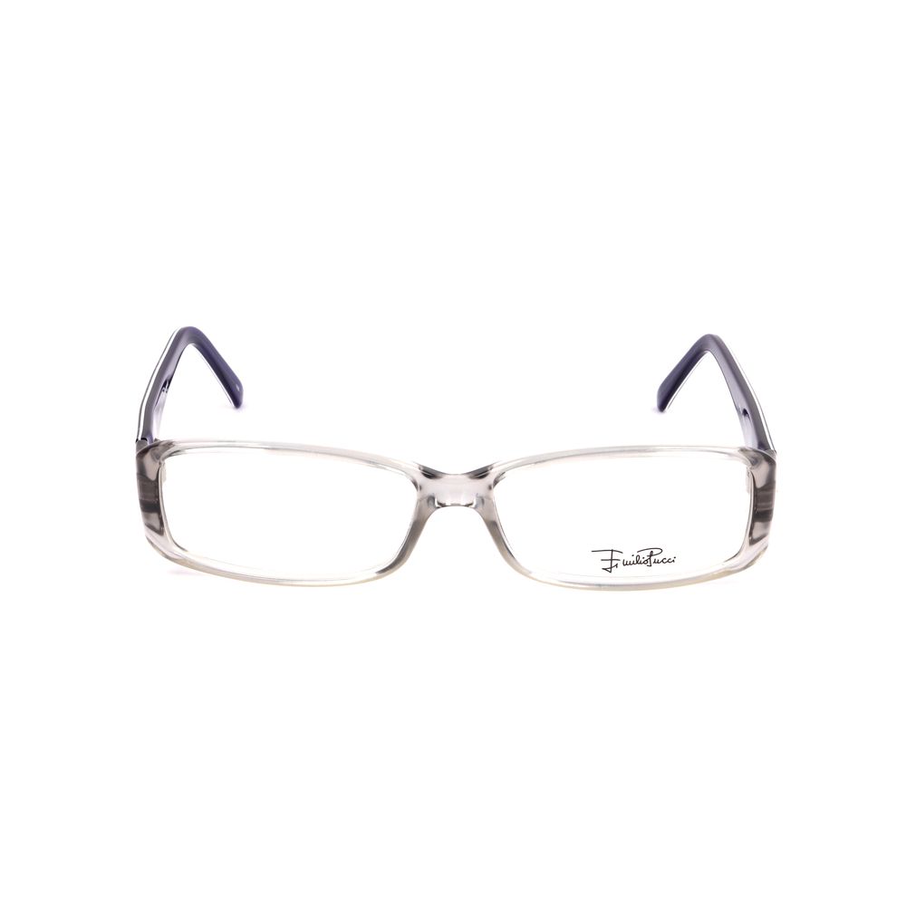 Emilio Pucci Blue Plastic Frames, women's glasses model EP2658462 with clear lenses, 53/14/130mm dimensions, stylish transparent design.