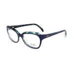 Emilio Pucci Blue Plastic Frames with a 51/17/135mm measurement, featuring stylish design for women.