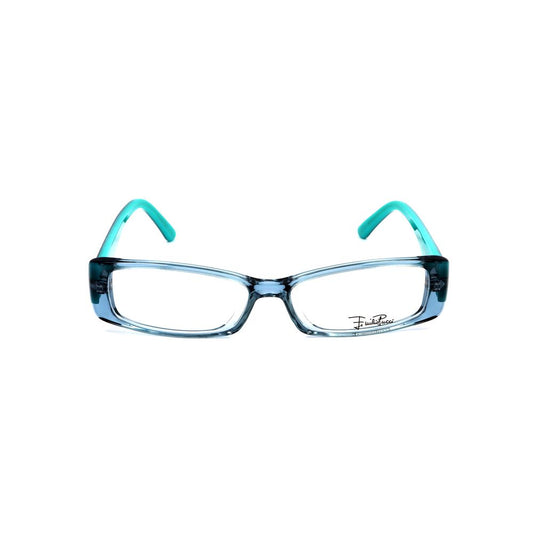 Emilio Pucci Blue Plastic Frames - women's glasses model EP265546251, lens/bridge/temple size 51/14/135mm, blue plastic material