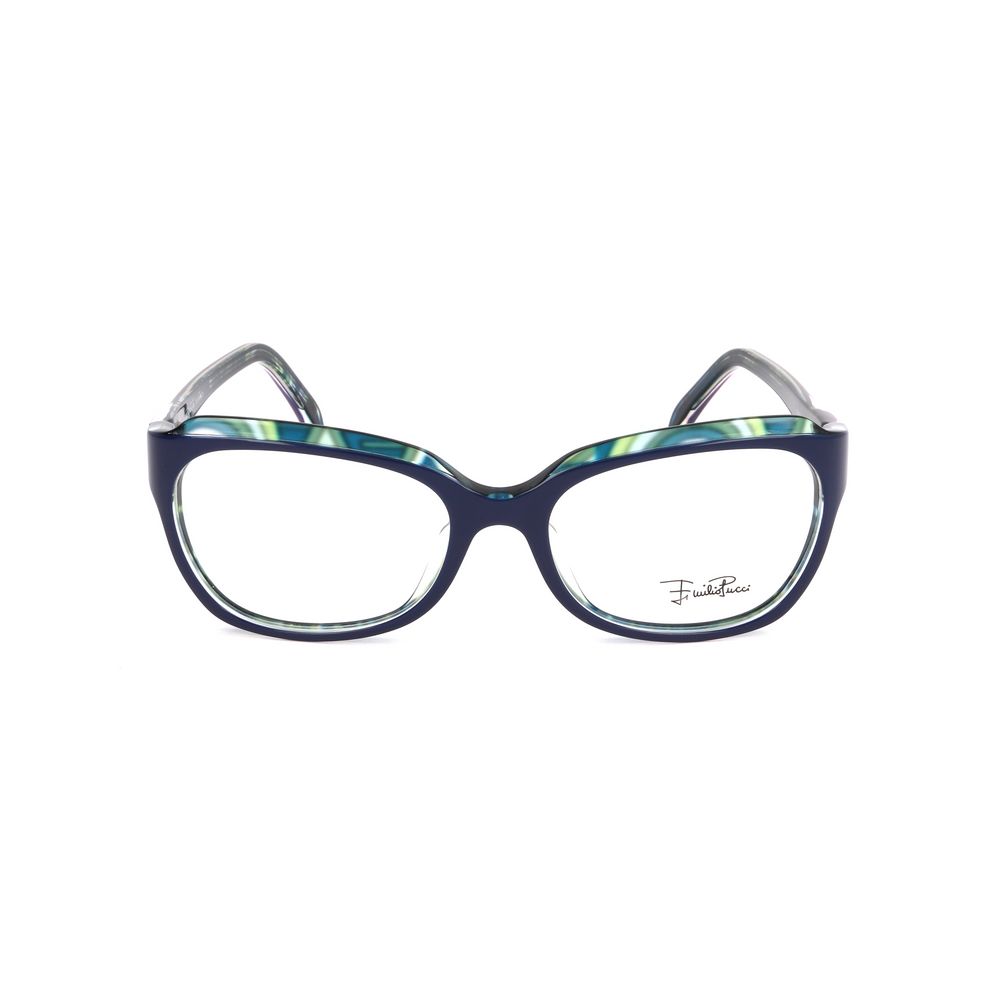 Emilio Pucci Blue Plastic Frames, women's glasses model EP2668400, featuring a stylish plastic design with dimensions 51/17/135mm.