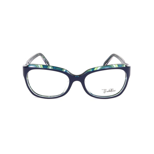 Emilio Pucci Blue Plastic Frames, women's glasses model EP2668400, featuring a stylish plastic design with dimensions 51/17/135mm.