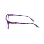Side view of Emilio Pucci Purple Plastic Frames with temple measurement of 130mm, showcasing elegant design and vibrant color.