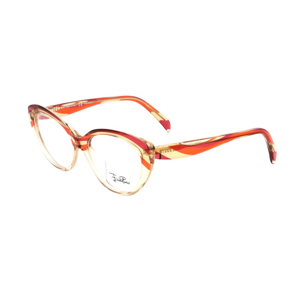 Emilio Pucci Red Plastic Frames, stylish glasses for women, model EP2686692, with red plastic frame, size 51/16/135 mm.