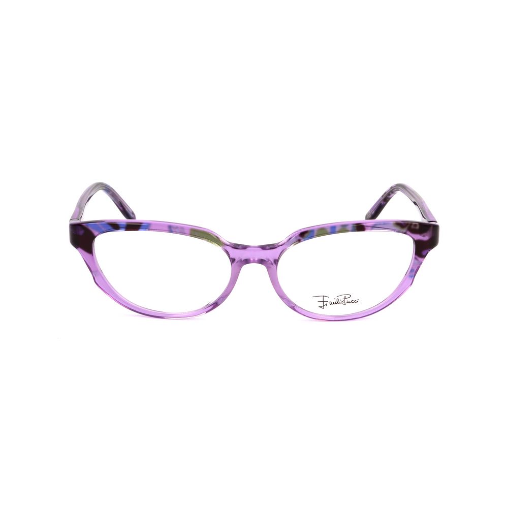 Emilio Pucci Purple Plastic Frames for women, model EP2657904 with dimensions 51/16/130mm. Stylish designer eyewear in purple color.