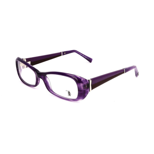 Tod's Purple Acetate Frames in bright violet with measurements 53/16/135 mm, stylish women’s glasses.