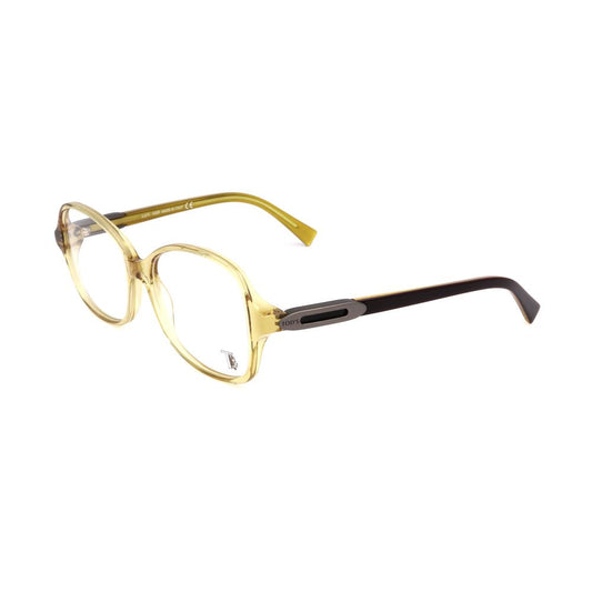 Tod's Green Acetate Frames - Women's glasses with 55/16/135 mm measurements, made from green acetate material.
