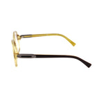 Side view of Tod's Green Acetate Frames featuring elegant design and sturdy construction, perfect for stylish eyewear enthusiasts.