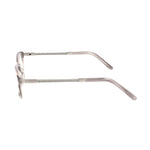 Side view of Tod's Gray Acetate Frames showing elegant design and braided temples, measures 54/15/140mm.