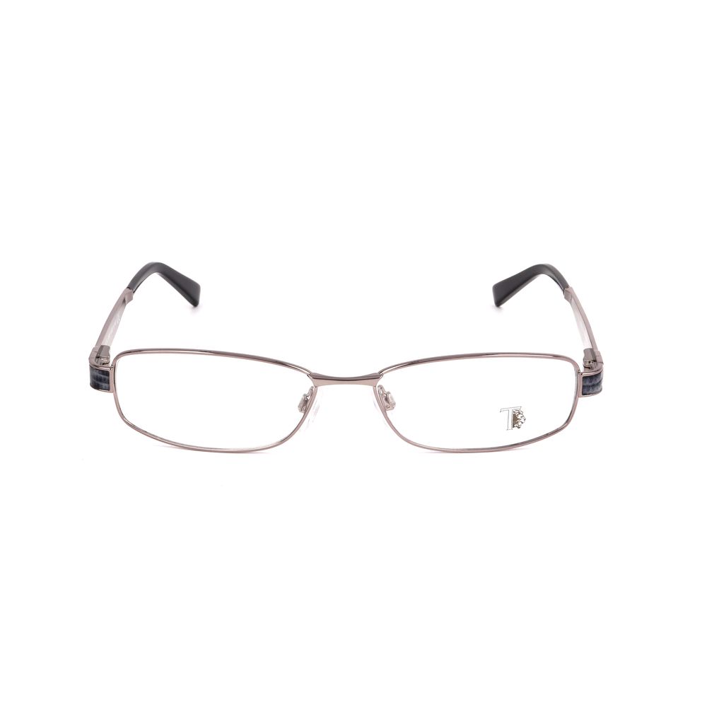 Tod's Gray Metal Frames eyeglasses for women, model TO5022010 with 54/15/135 mm measurements, featuring sleek gray metal design.