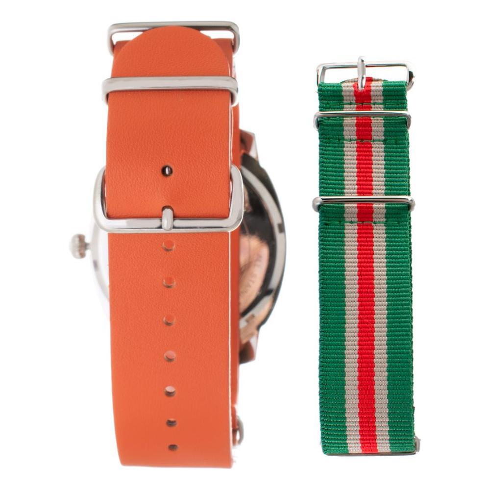 Folli Follie Orange Leather Watch