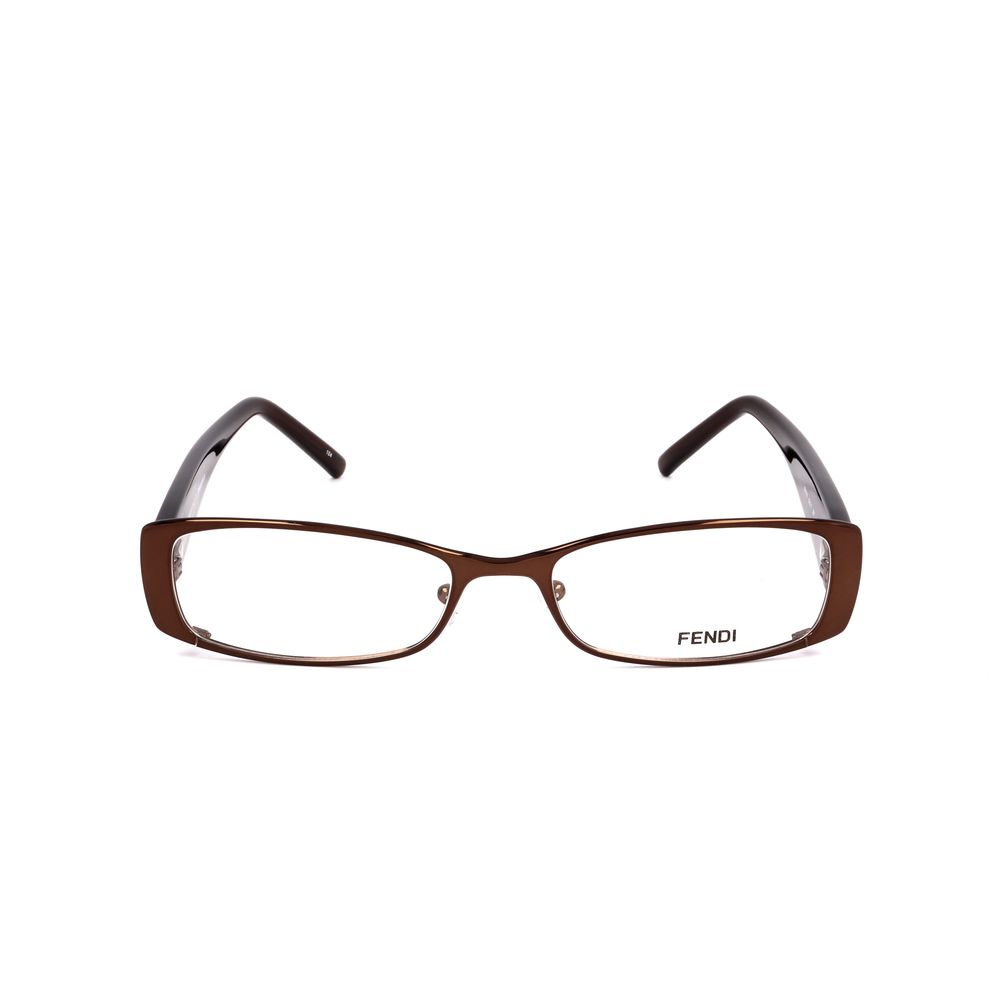 Emilio Pucci Bicolor Metal Frames in hazelnut color, women's glasses with metal frame, size 52/17/135mm