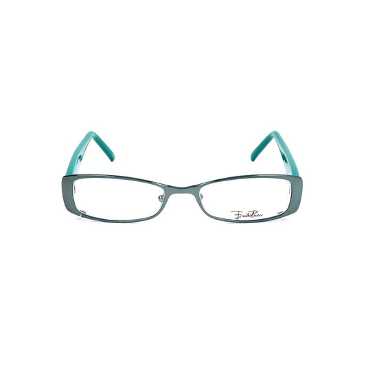 Emilio Pucci Bicolor Metal Frames in aquamarine, model EP213144450, metal material, lens size 50mm, bridge 17mm, temple 135mm.