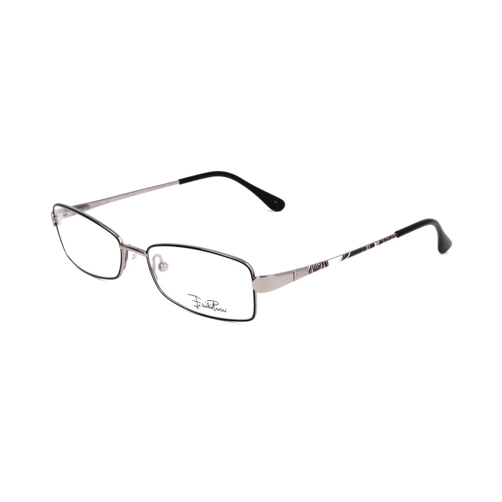 Emilio Pucci Gray Metal Frames with 51/15/130 mm size, elegant design for women.